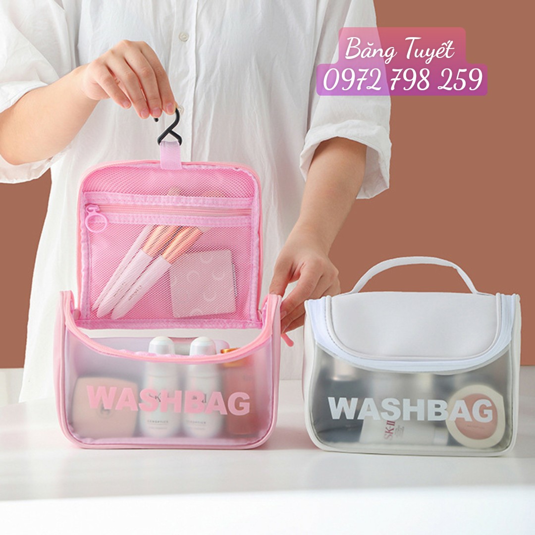 TÚI ĐỰNG MỸ PHẨM ĐỒ TRANG ĐIỂM CHỐNG NƯỚC WASHBAG CAO CẤP