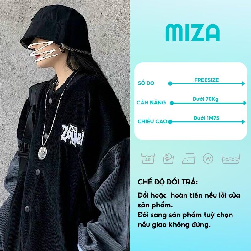 Áo bomber nữ nam unisex nhung khoác gió jacket cúc bấm form rộng local brand ulzzang phong cách hàn quốc đep ZOMBIE