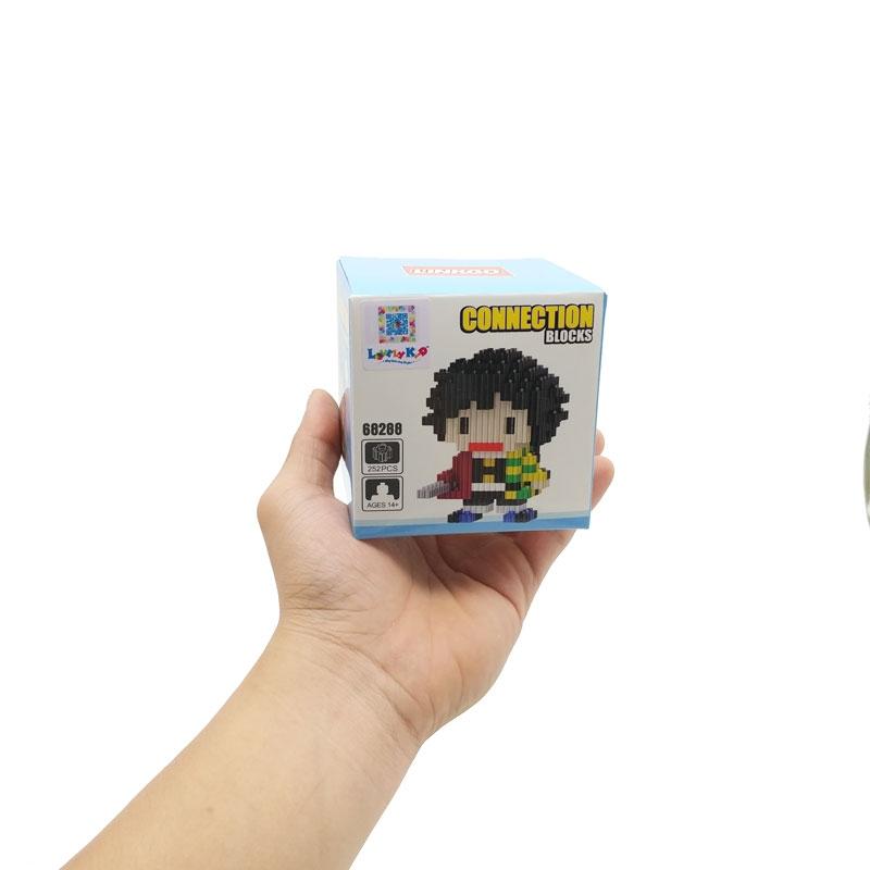 Đồ Chơi Lắp Ráp Mô Hình Nhân Vật Thanh Gươm Diệt Quỷ - LinkGo 68288 - Tomioka Giyuu