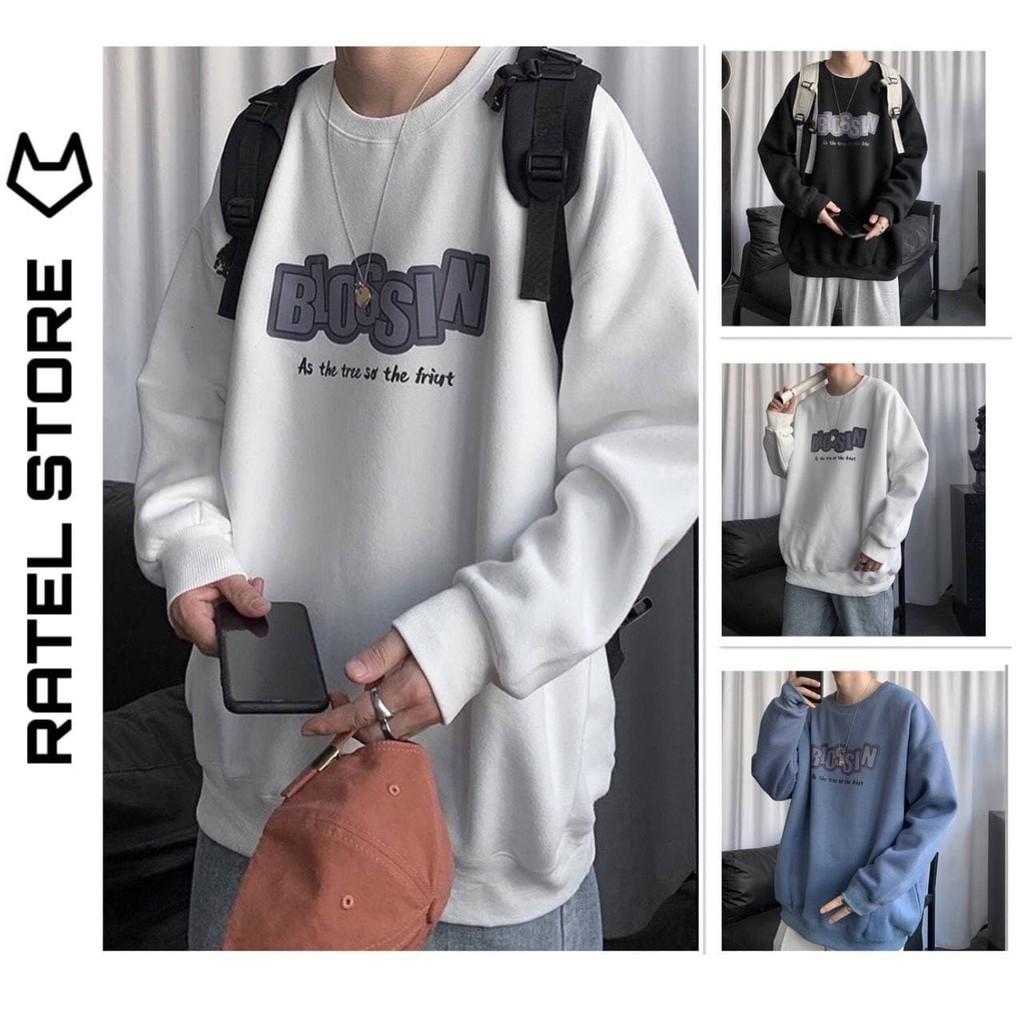 Áo khoác mỉ nam nữ,Áo sweater hoodie nam nữ from rộng unisex H5