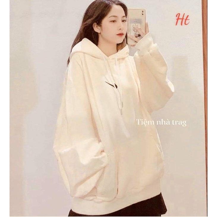 Áo hoodie nỉ cotton phẩy ngực H26
