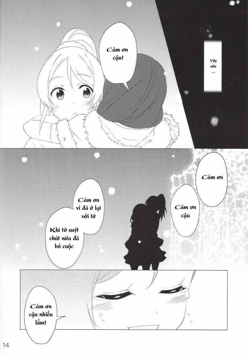 love live - chisa na shiawase wo yuki no youni takusan anata ni furi sosogitai kara manga summary chapter 1 13