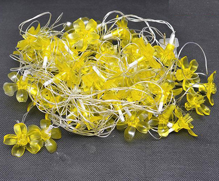 Dây Đèn Led Hoa Mai Hoa Đào 8M-60 Bóng Trang Trí Lễ, Tết ,Party