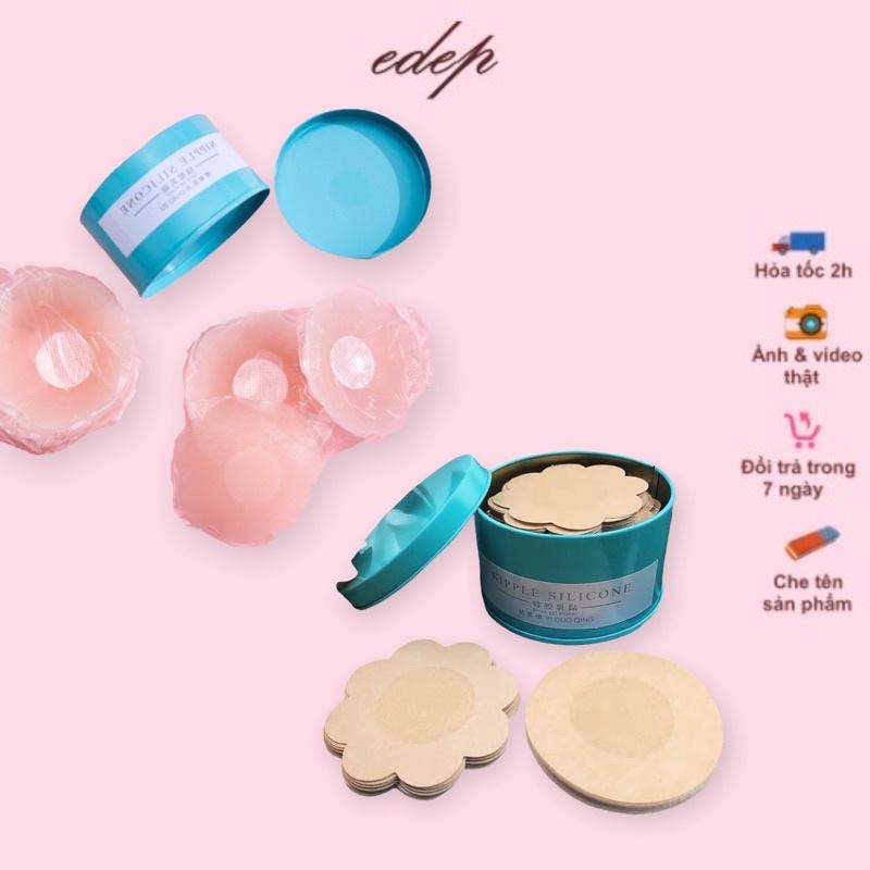 Hộp 30 đôi dán ti giấy và 5 đôi dán ti silicon