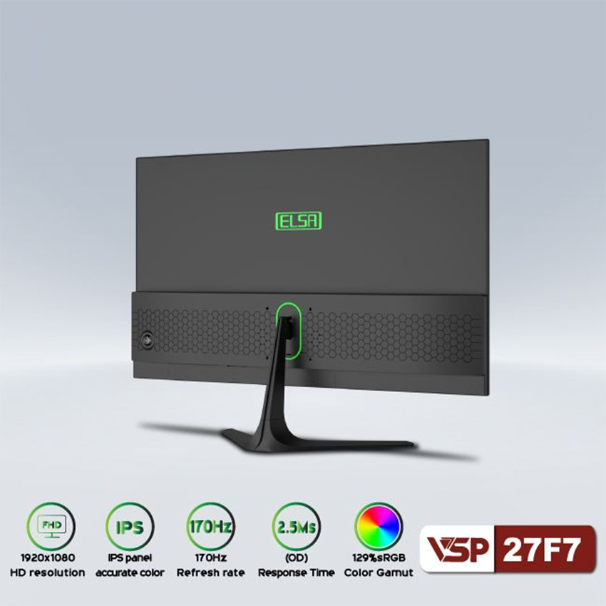 MÀN HÌNH GAMING VSP ELSA 27F7 - Hàng Chính Hãng