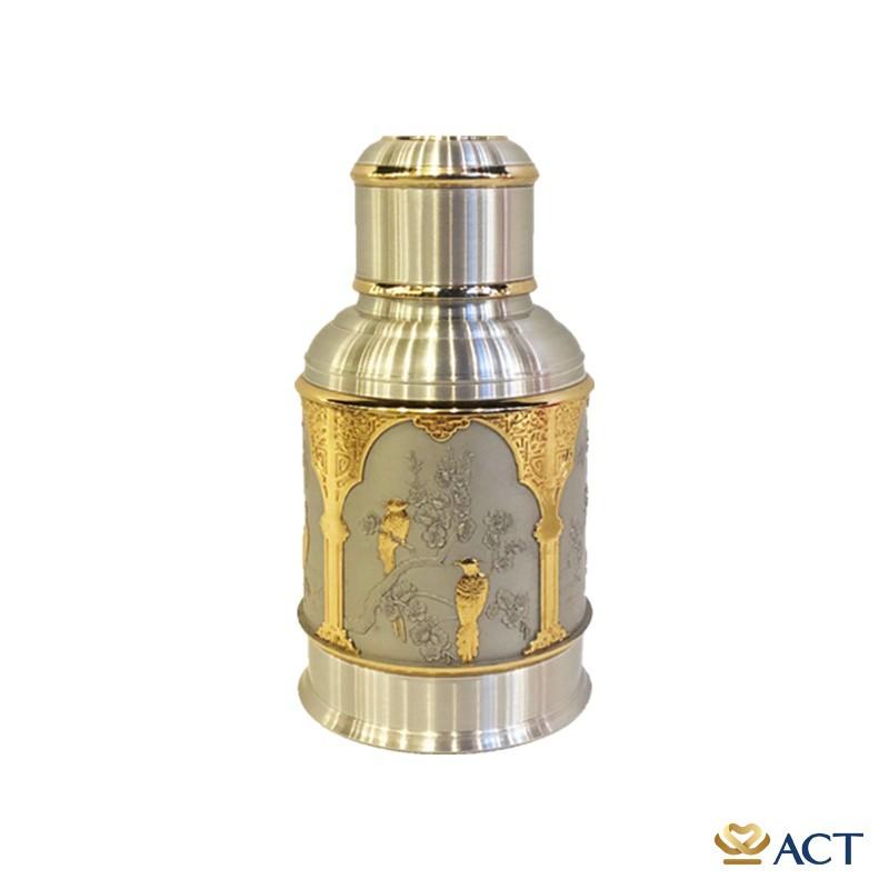 HỘP ĐỰNG TRÀ PEWTER UYÊN ƯƠNG H=148MM