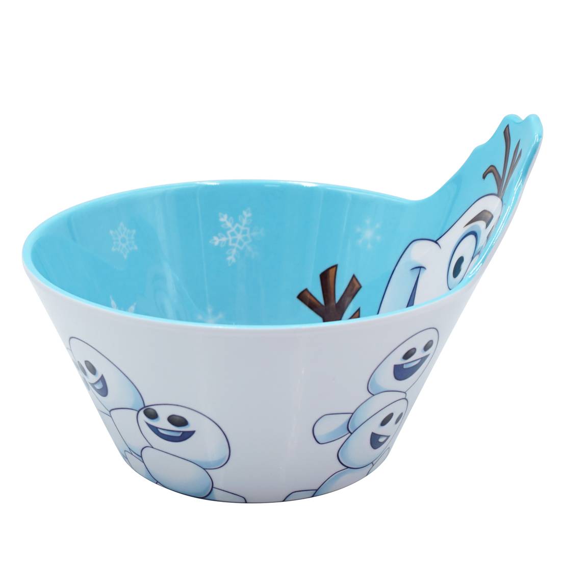 Chén tô ăn dặm melamine Disney hình người tuyết Olaf Frozen 3D cho bé gái
