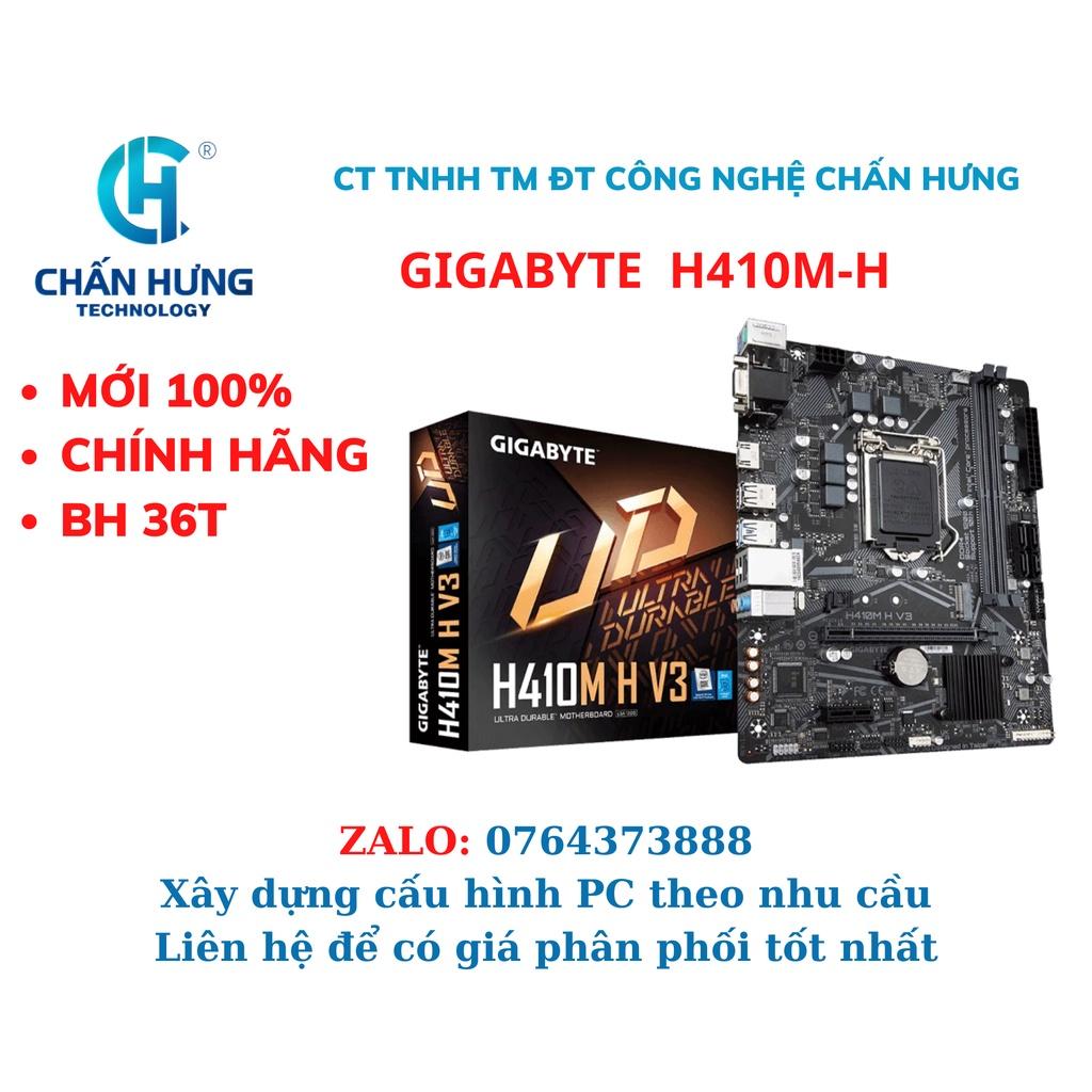 Bo Mạch Chủ Main Gigabyte H410M-H V2 socket LGA1200 - Hàng Chính Hãng