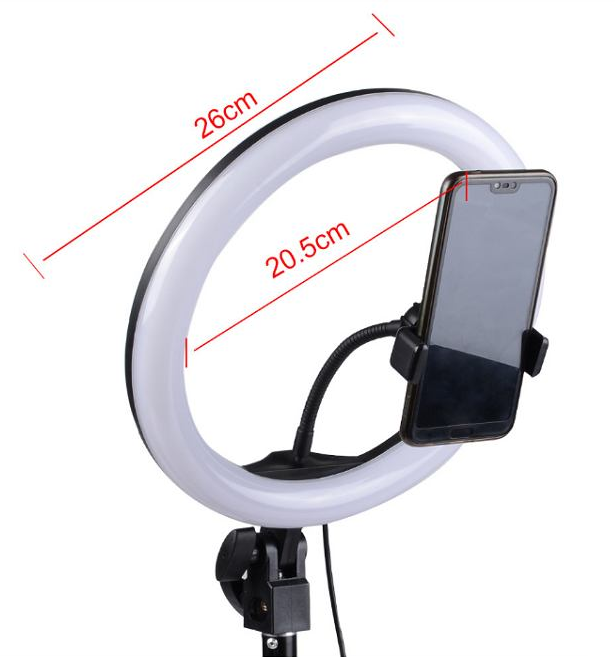 ĐÈN LED RING RL-12 ĐIỀU CHỈNH 3 NHIỆT MÀU QUAY, CHỤP, MAKEUP