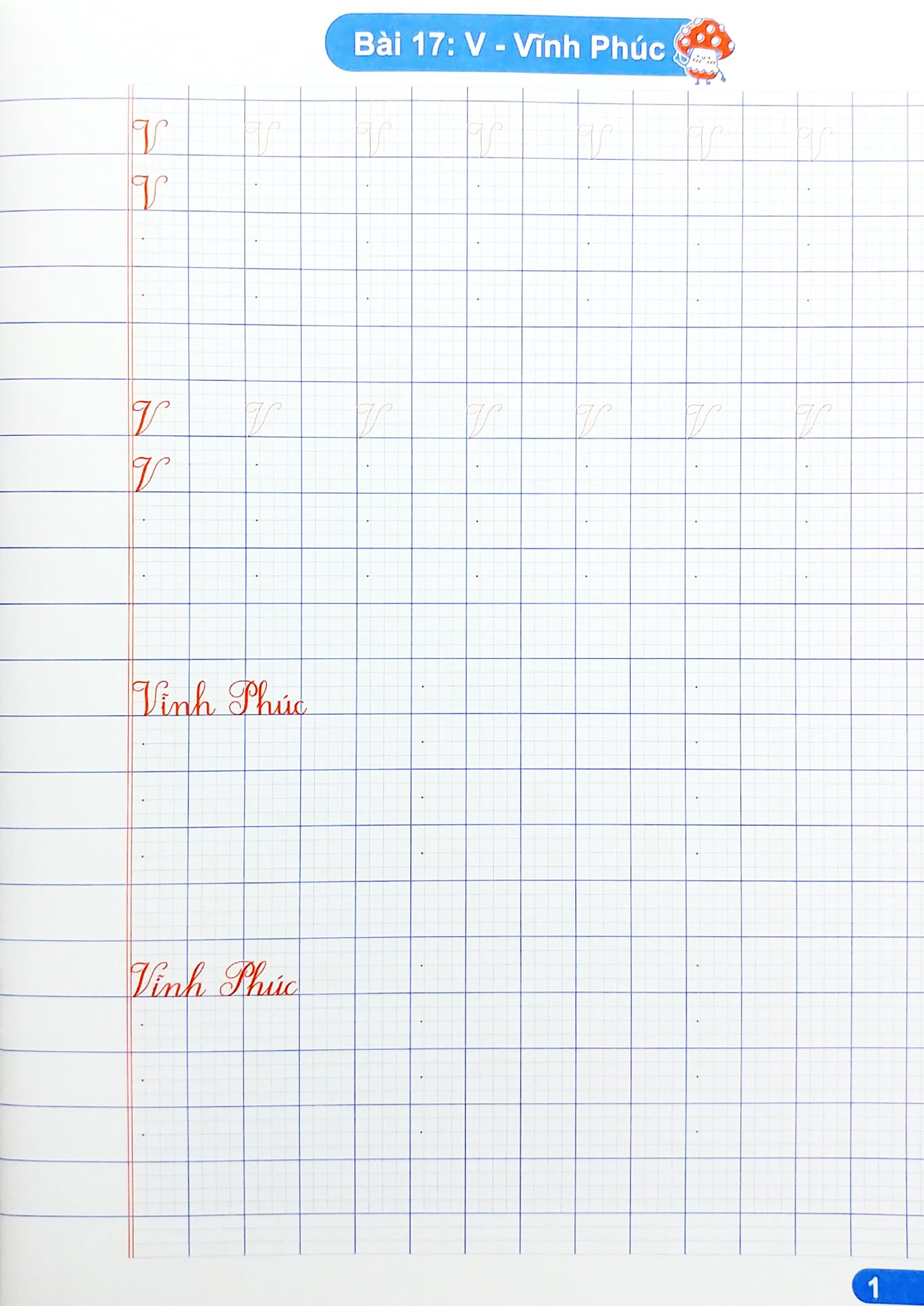 Vở Ô Li Viết Chữ Mẫu 3 - Quyển 2