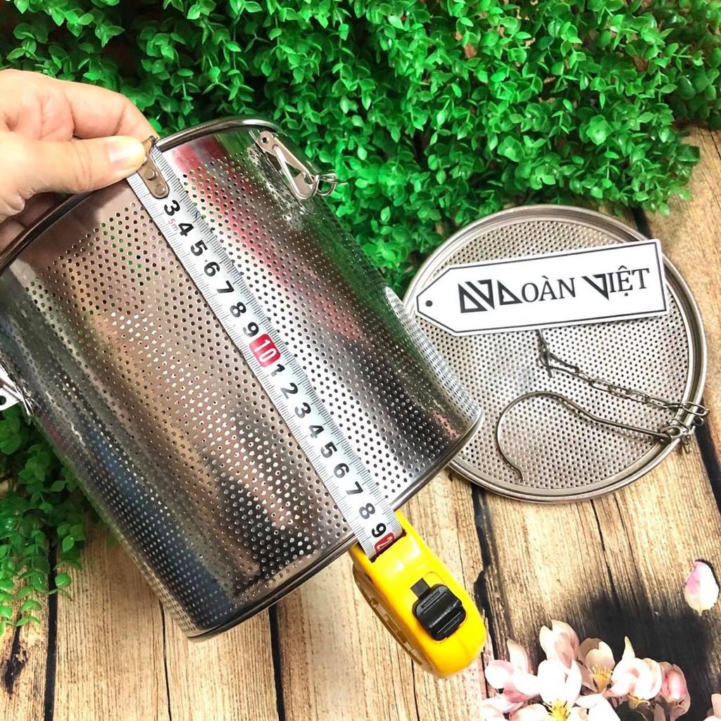 Dụng cụ Lọc Trà, Lọc Gia Vị Inox Không Gỉ Cao Cấp - Có móc treo tiện dụng
