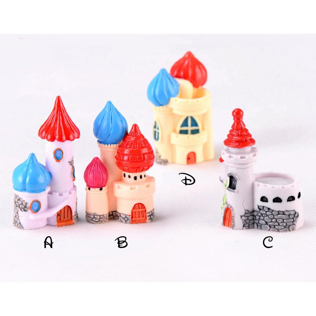 Mô hình Lâu đài cổ tích trang trí tiểu cảnh terrarium quà tặng trang trí