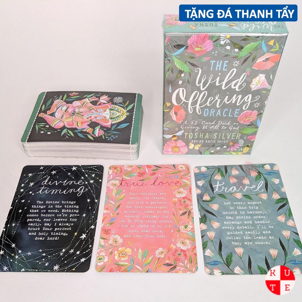 Bài Oracle The Wild Offering 52 Lá Bài Tặng Đá Thanh Tẩy