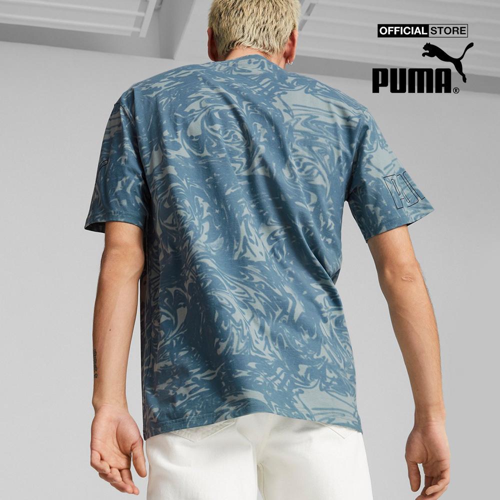 PUMA - Áo thun nam cổ tròn tay ngắn POWER Printed673397