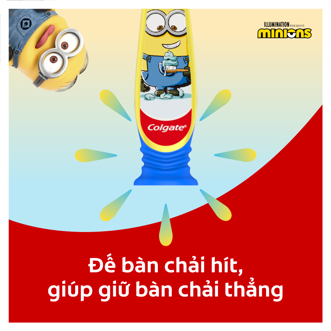 Bàn chải Colgate Minion dành cho bé từ 2 tuổi