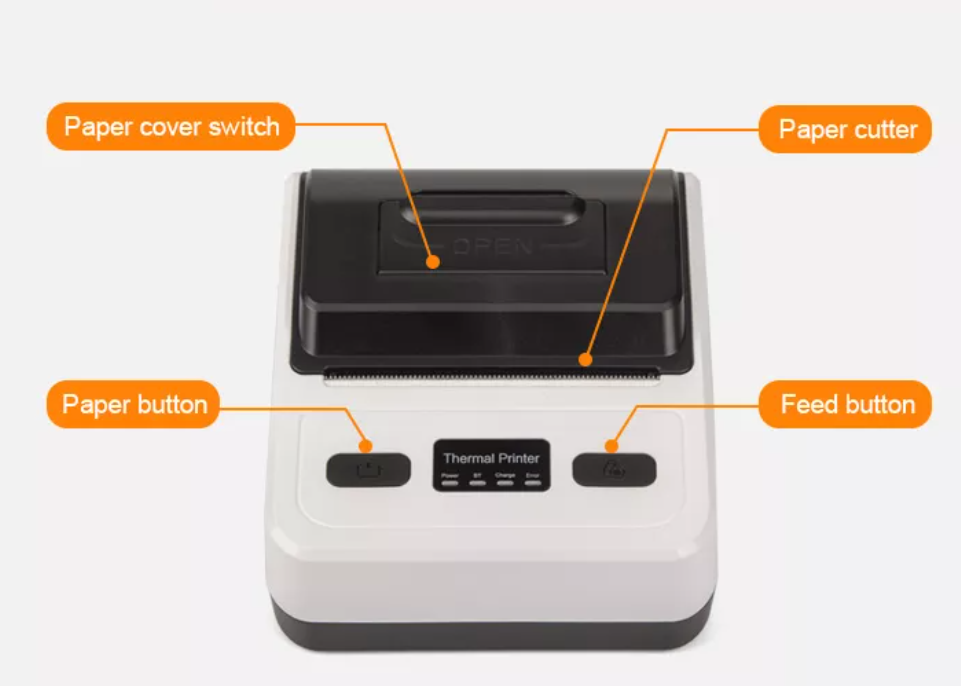 Máy in hoá đơn, in nhãn vận chuyển Xprinter MP-80L, in rộng 80mm, kết nối không dây Bluetooth với điện thoại