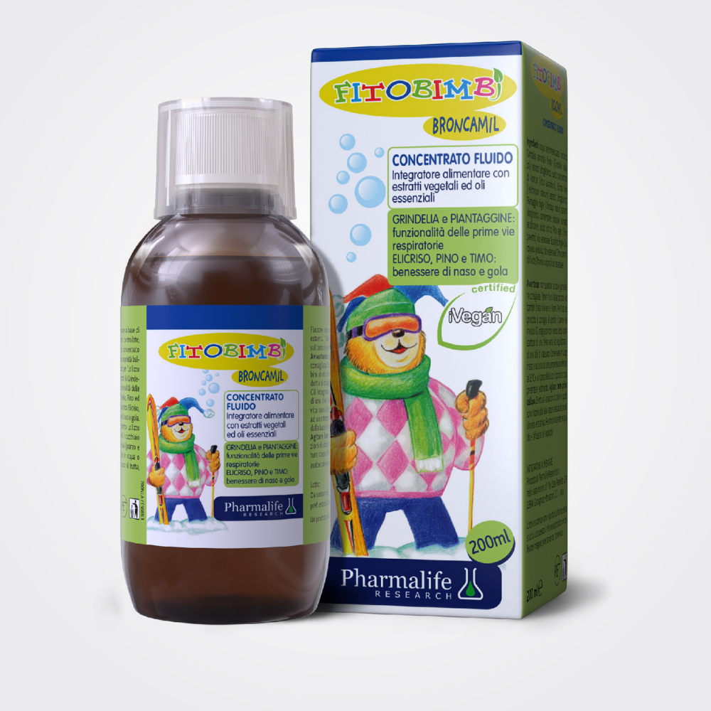 Fitobimbi Broncamil.Giảm Ho Đờm,Đau Họng,Phế Quản.Làm Dịu Mát Đường Hô Hấp