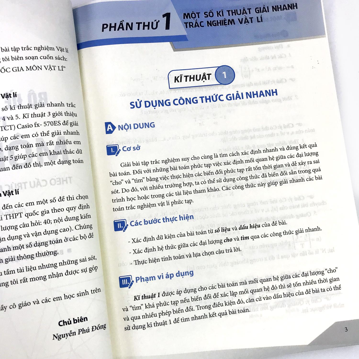 Combo 2 cuốn Luyện thi môn Vật lí: Sketch Test Luyện Đề THPT QG 2020 môn Vật Lí + Luyện giải bộ đề thi trắc nghiệm THPT quốc gia môn Vật Lý