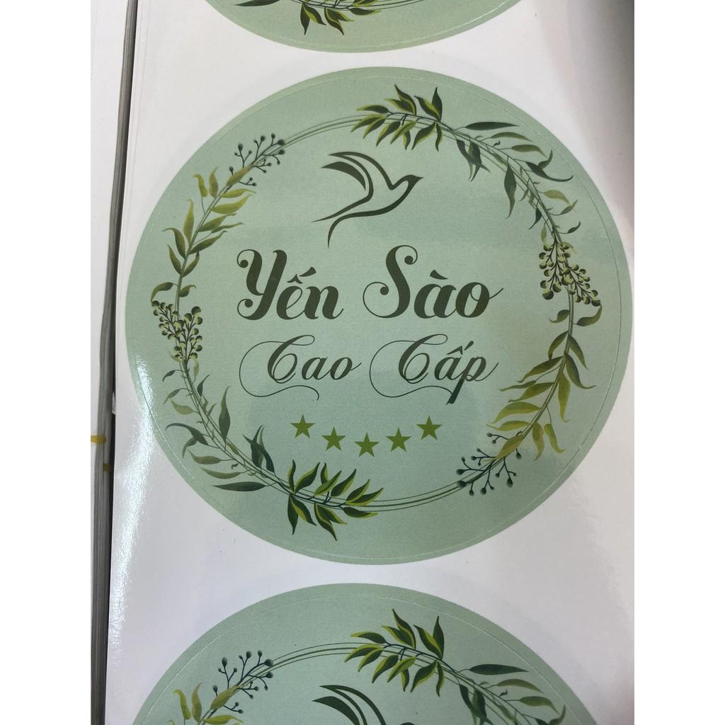 [COMBO 5] TEM YẾN SAO CAO CẤP [3 tem] [XANH]