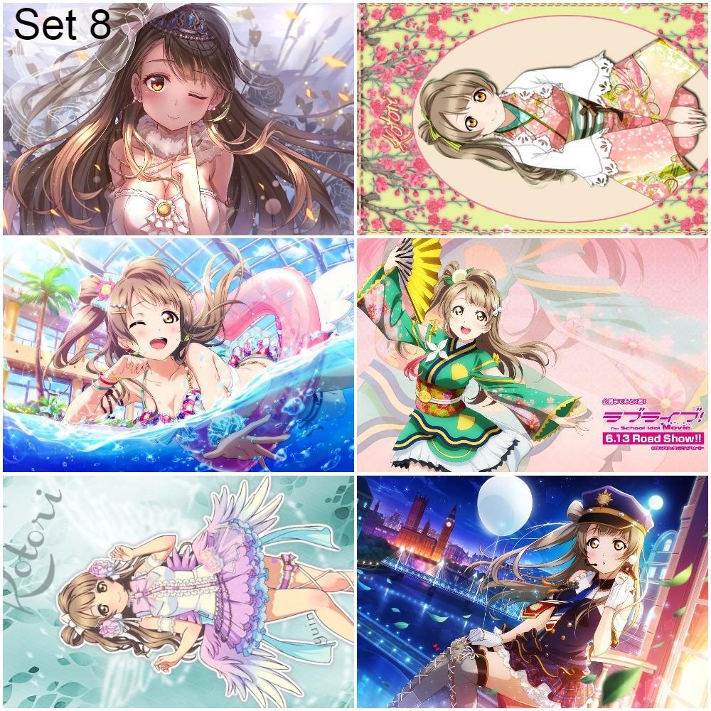 Bộ 6 Áp phích - Poster Anime Love Live! School Idol Project - A3,A4,A5