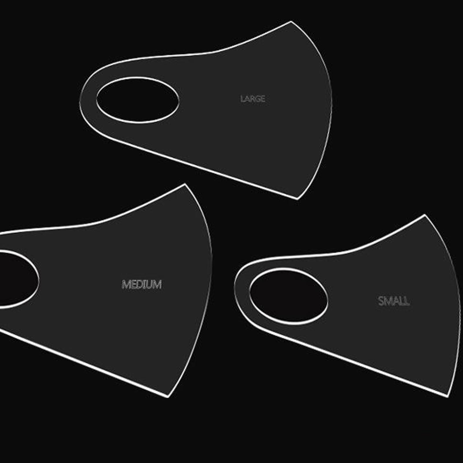 1 Set Acrylic Face Mask Template, Transparent Sewing Guide, Professional Mask Making Clear Template, Various Size - 3 Types