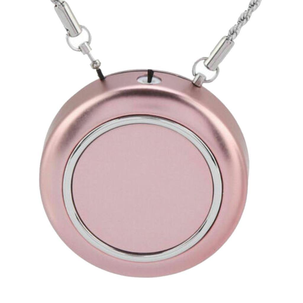 Wearable Necklace Air Purifier Portable Negative Ion Generator USB