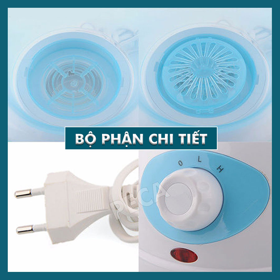 Máy xông hơi mặt KEMEI KM-6080 có 2 mức điều chỉnh nhiệt chăm sóc da an toàn phù hợp sử dụng mọi loại da - Hàng chính hãng