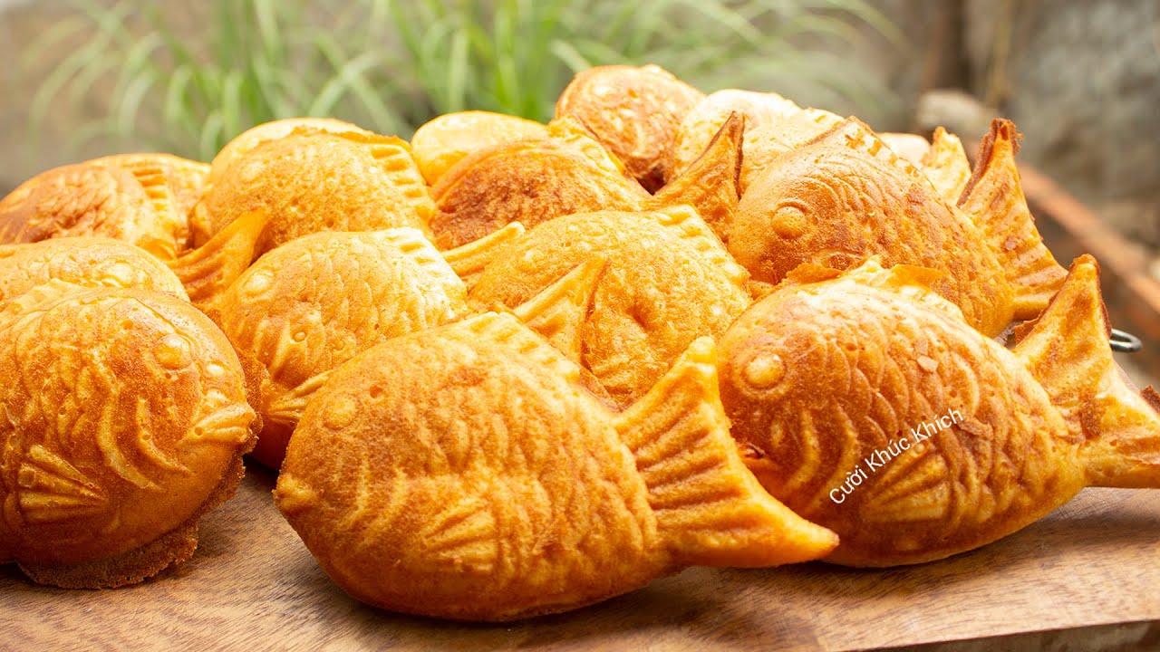 Máy làm bánh cá taiyaki công nghiệp 6 con