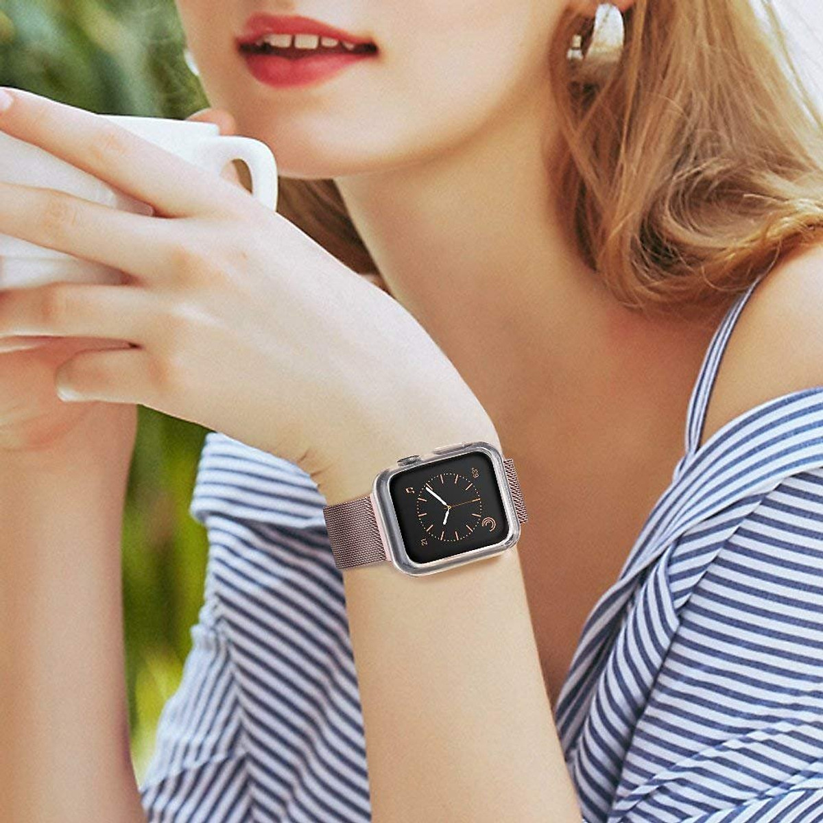 Bộ 02 Case Ốp Dẻo Silicon Dành Cho Apple Watch Series 4 / 5 Hàng Chính Hãng Helios