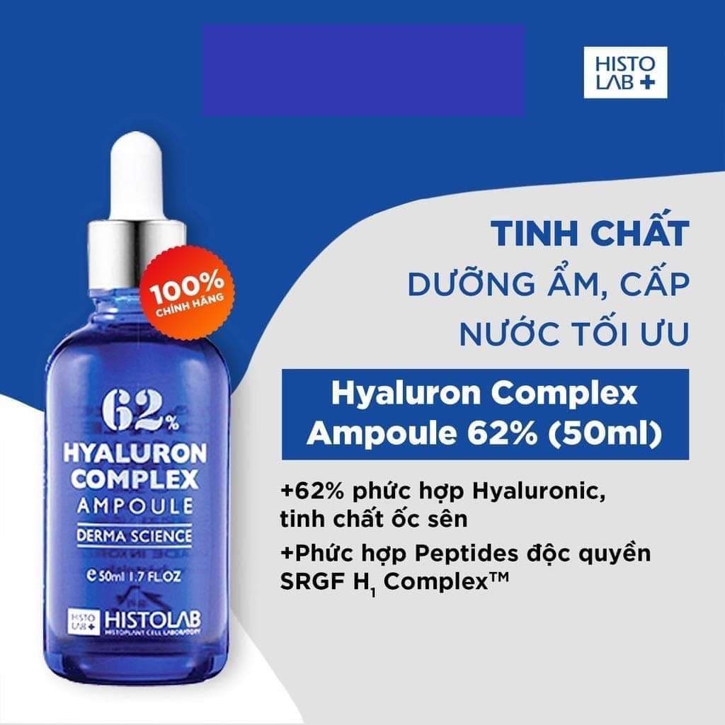 Serum Cấp Ẩm, Phục Hồi Da 62% Hyaluron Complex 50ml