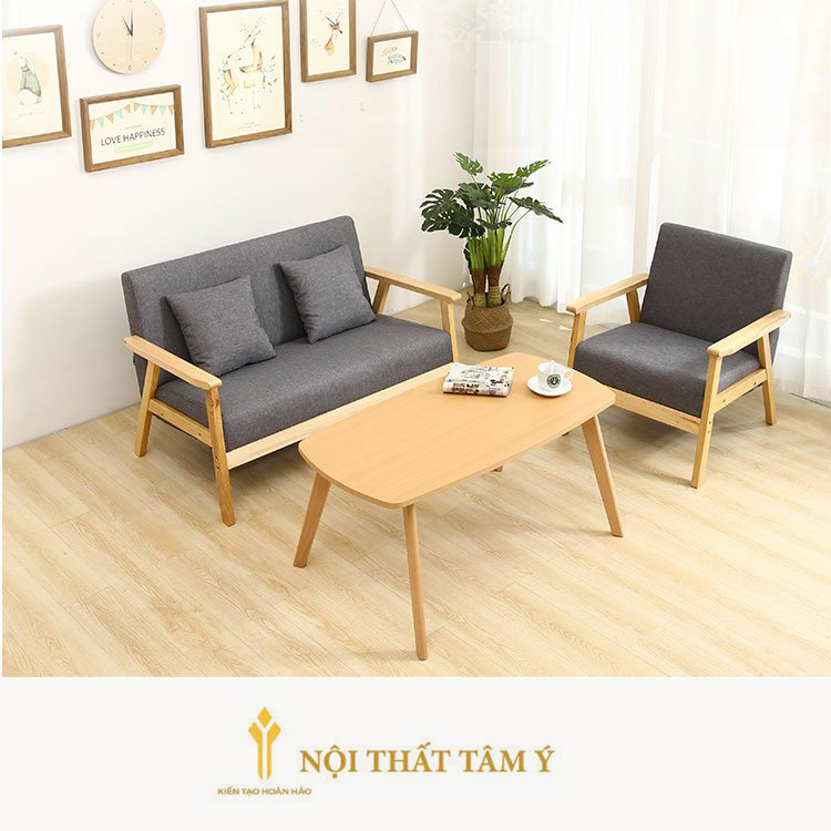 Ghế Sofa Tay Dẹt Đôi