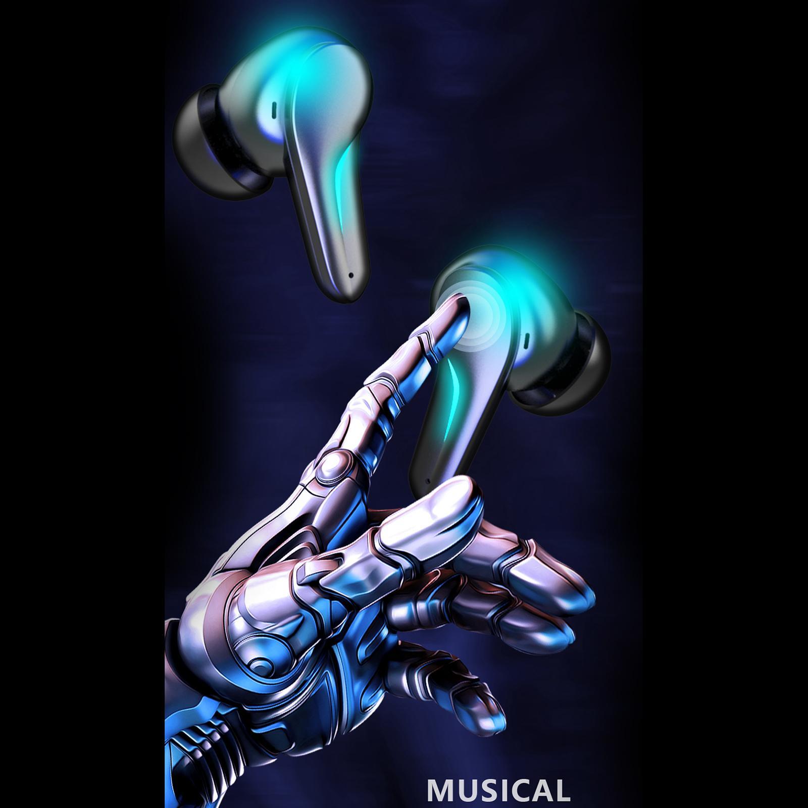 Bluetooth 5.0 Headphones Wireless Headset Earphone Stereo Gym Earbuds