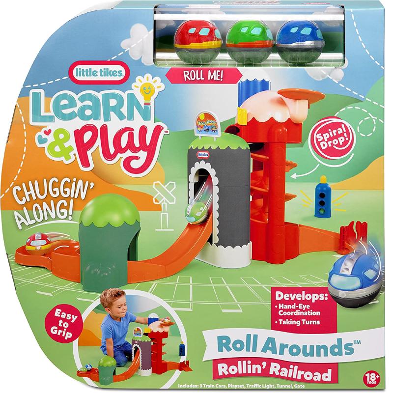 Đồ Chơi LITTLE TIKES Lắp Ráp Đường Ray Vui Nhộn Kèm 3 Xe Cho Bé 658402