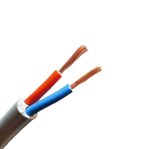 Dây điện 2 ruột tròn 2 lớp FA 2x1.0, FA 2x1.5, FA 2x2.5 vỏ xám Daphaco