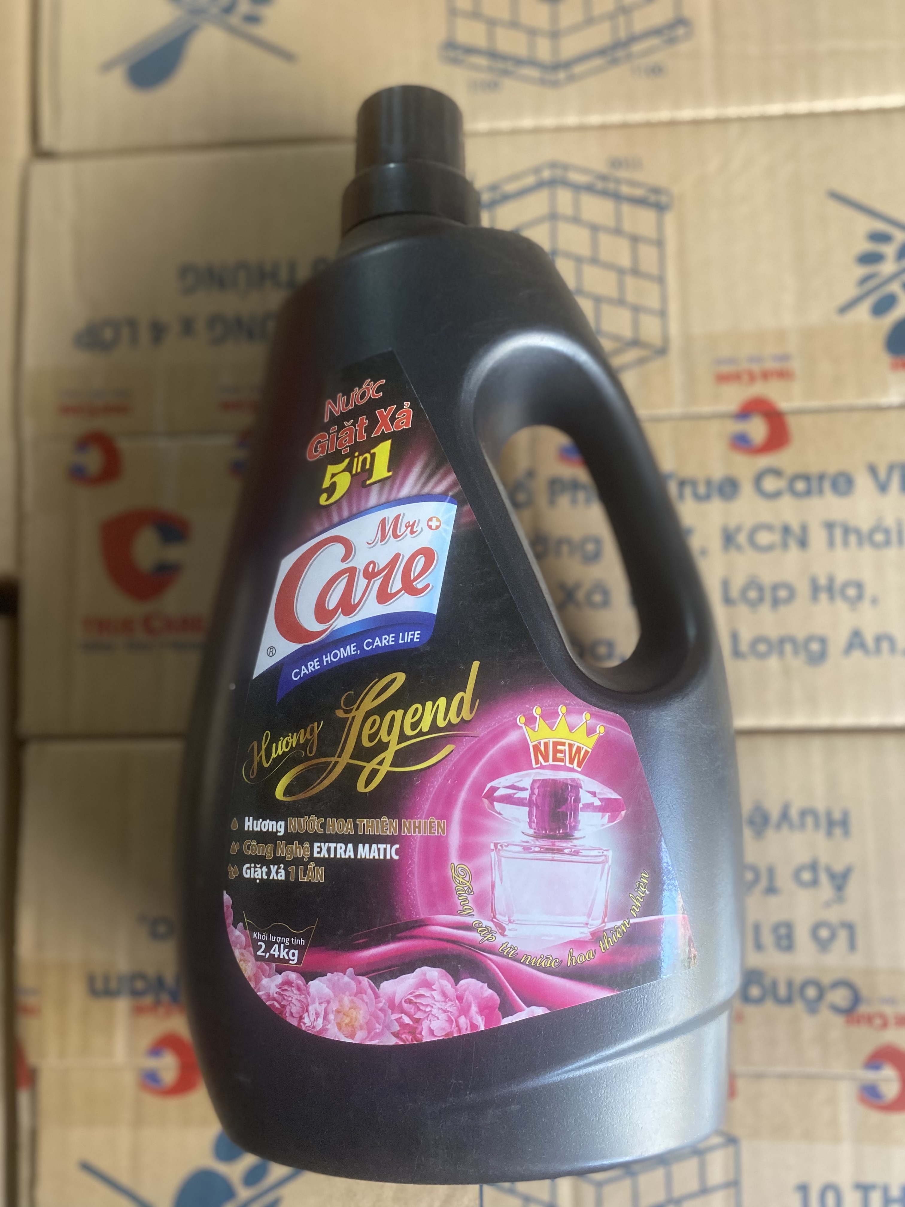 Nước giặt xả 5in1 Mr.Care can 3.6Kg, 2.4Kg