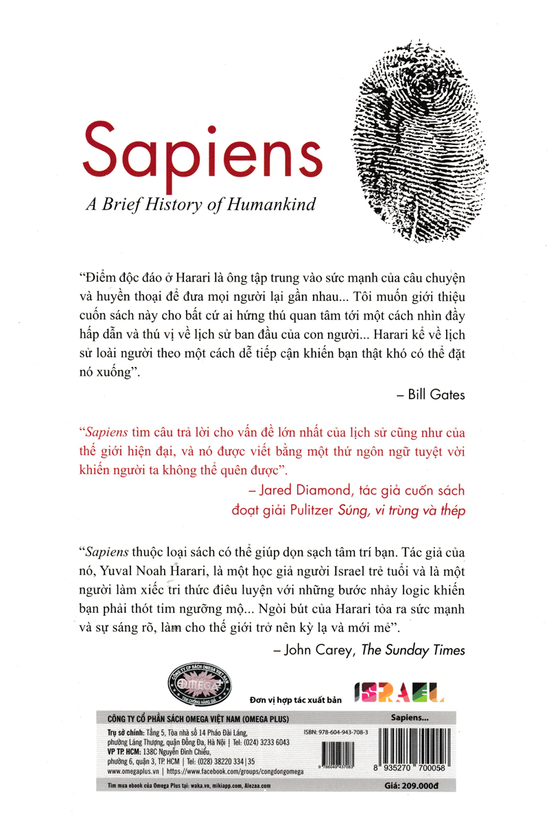 Sapiens: Lược Sử Loài Người Tặng Sổ Tay Giá Trị