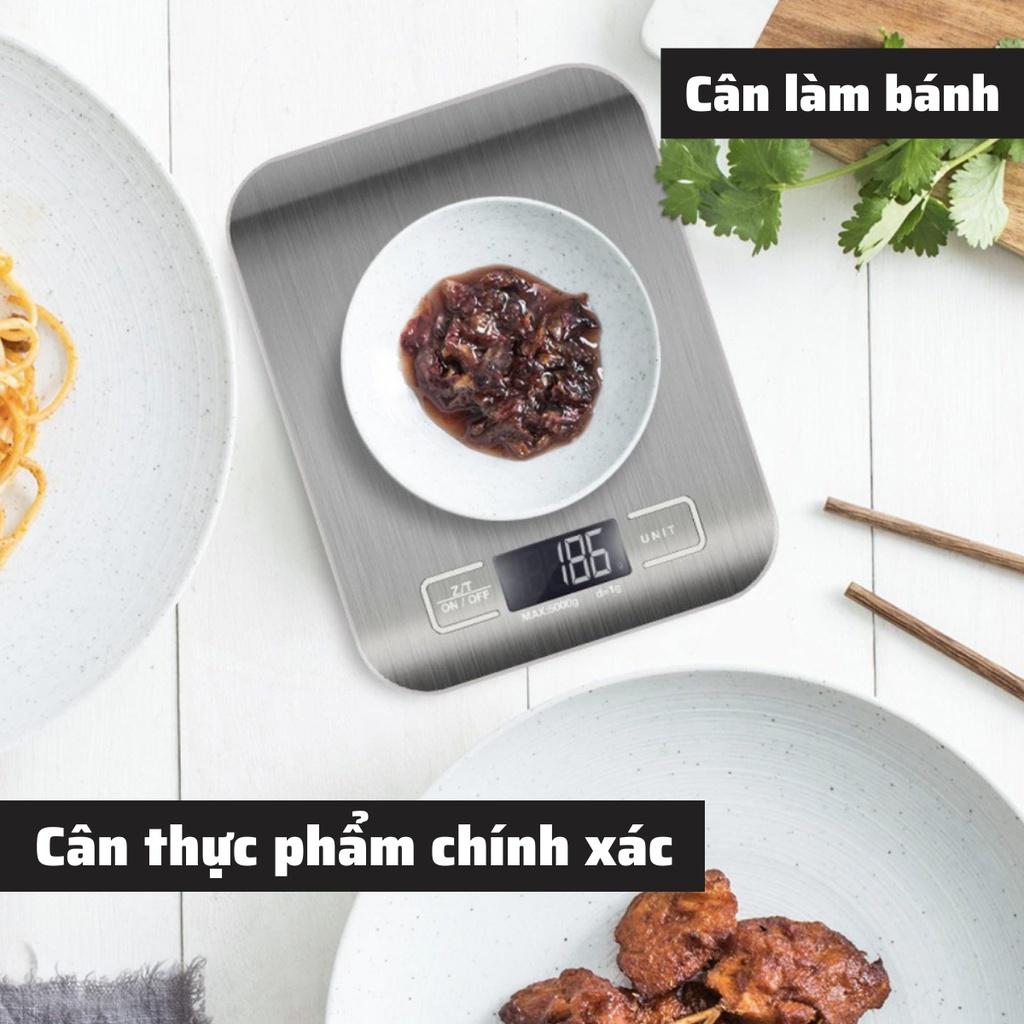 Cân tiểu ly điện tử mini chống nước N6 đinh lượng 1g -5kg cân tiểu li nhà bếp làm bánh pha chế có trừ bì chính xác cao