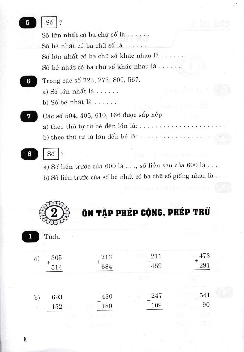 Vở Bài Tập Nâng Cao Toán Lớp 3 - Tập 1 (Bám Sát SGK Chân Trời Sáng Tạo) _HA