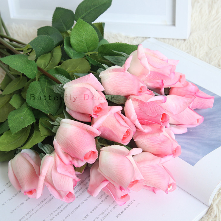 Hoa hồng giả trang trí , chụp ảnh , làm đạo cụ siêu đẹp nhiều màu