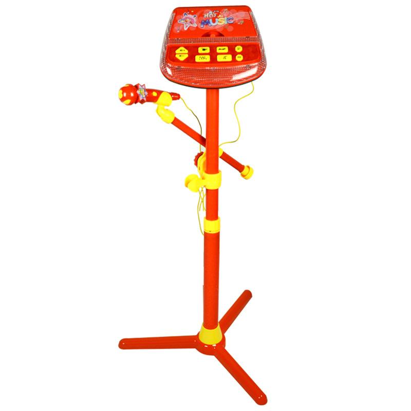 Đặc Biệt Bevenle Trẻ Em Tặng Micro Khuếch Đại Karaoke Đèn Hát Nhạc Micro Đồ Chơi Bài Hát Bàn