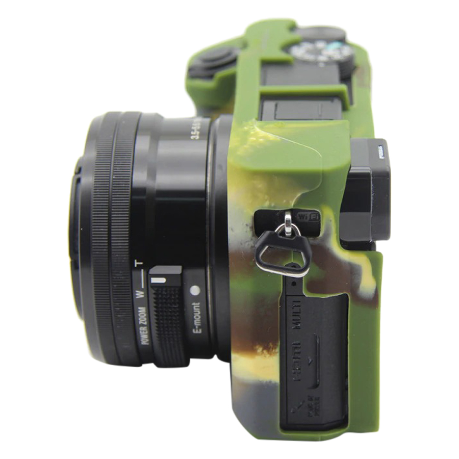 Bao Silicon Puluz Cho Máy Sony A6300 (Camouflage) - Hàng Nhập Khẩu