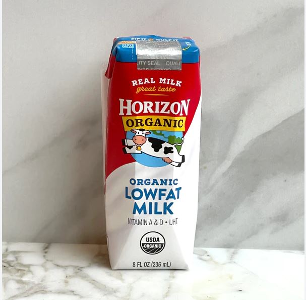 Date 9/8/24 Thùng 18 Hộp Sữa Nước Tách béo Horizon Organic Mỹ Skimmed Milk 236ml x 18 hộp