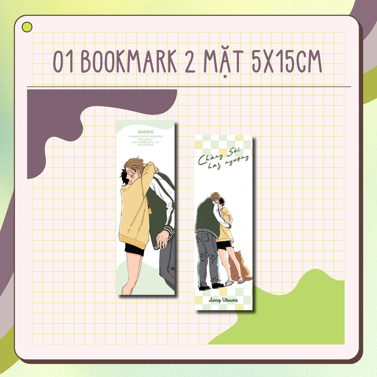 Sách - Chàng Sói Hay Ngượng - Tặng Kèm 1 Bìa Áo Rời Phủ Hologram + 1 Bookmark Hai Mặt + 2 Postcard