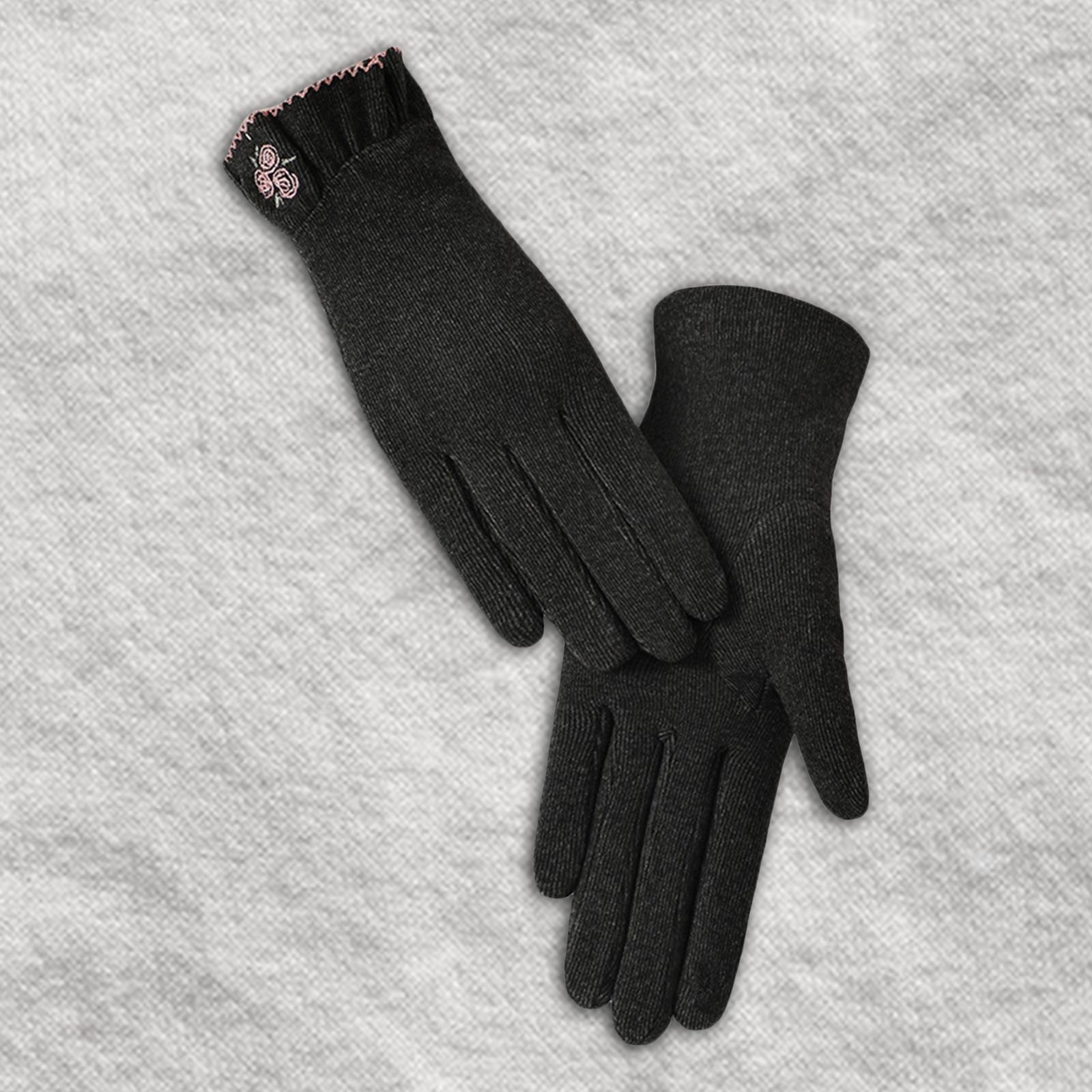 Women Winter Gloves Touchscreen Windproof Thermal Cold Weather Gloves for Running Cycling Hiking
