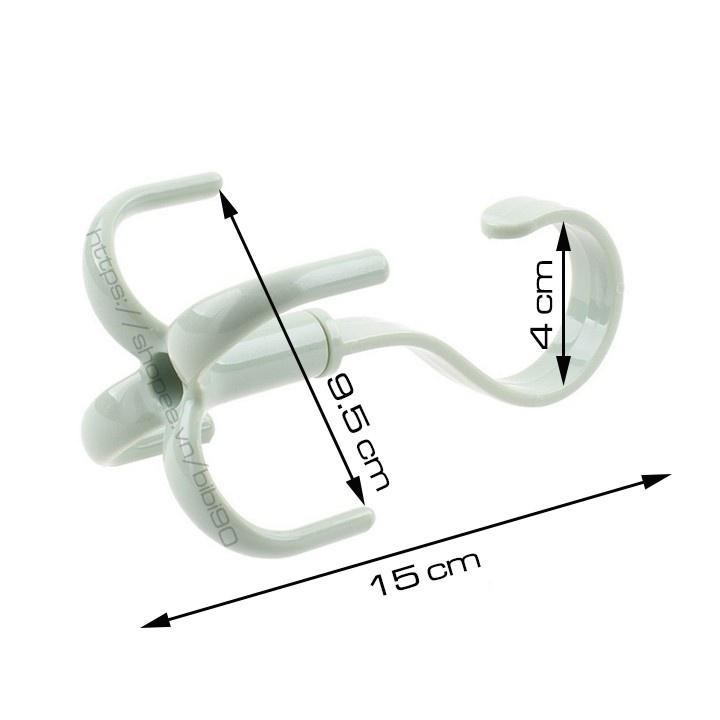 Sỉ 3k- Móc Nhựa 4 Chấu Xoay 360 Độ Treo Đồ, Giày Dép, Quần Áo, Túi Xách...