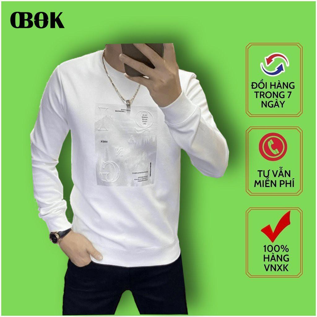 Áo Thun Nam Cổ Tròn, Áo Phông Nam Tay Dài Thời Trang Cao Cấp OBOK Fashion ATD15