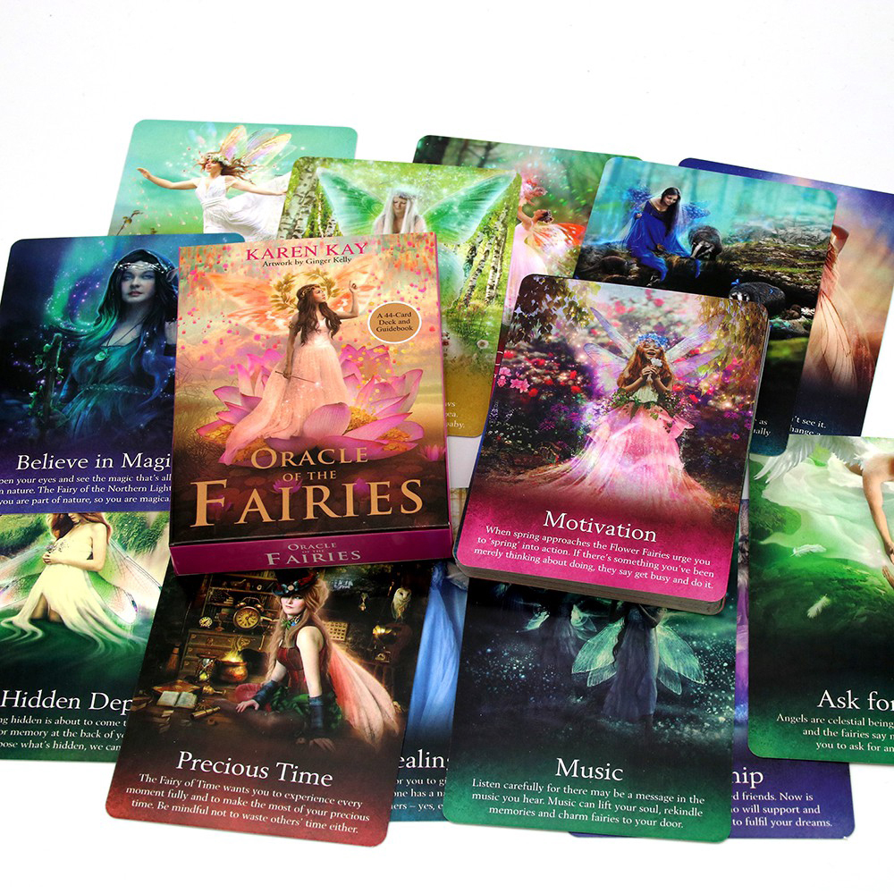 Bài Oracle Of The Fairies 44 Lá Bài Đá Thanh Tẩy