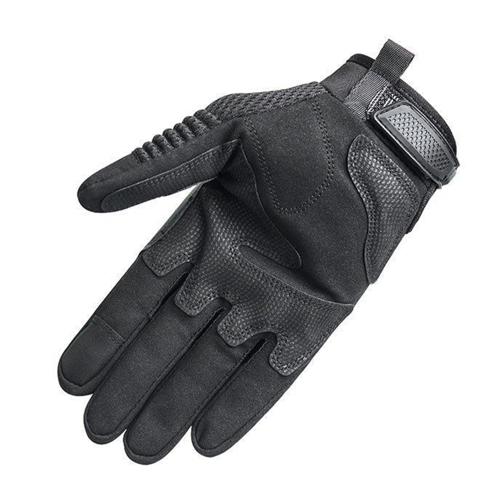 2xWinter Thermal Ski Gloves Touchscreen Waterproof Snow Gloves Black M
