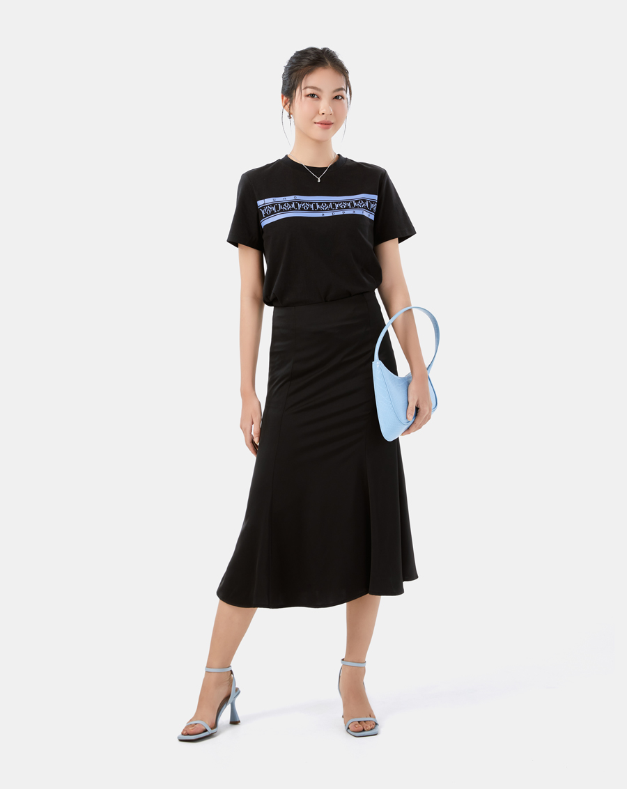 Chân Váy Midi Nữ Thời Trang JUNO Đổ Múi JNVLU010