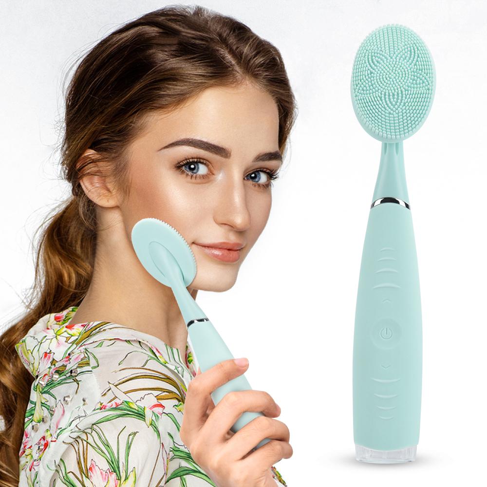 Làm Sạch Da Mặt Bàn Chải Silicon Chống Thấm Nước Làm Sạch Dụng Cụ Di Động Điện Cầm Tay Cọ Rửa Mặt Mini Pore Cleaner
